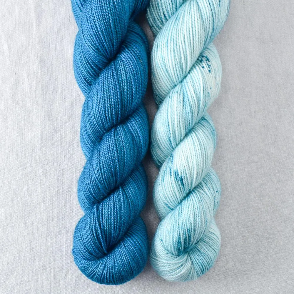 Be At Peace, Sea Teal - 2-Ply Duo - Babette