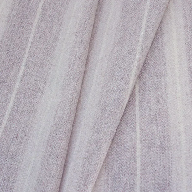 BEIGE MULTI STRIPES Mill Dyed Fat Quarter Yard, Felted Wool Fabric