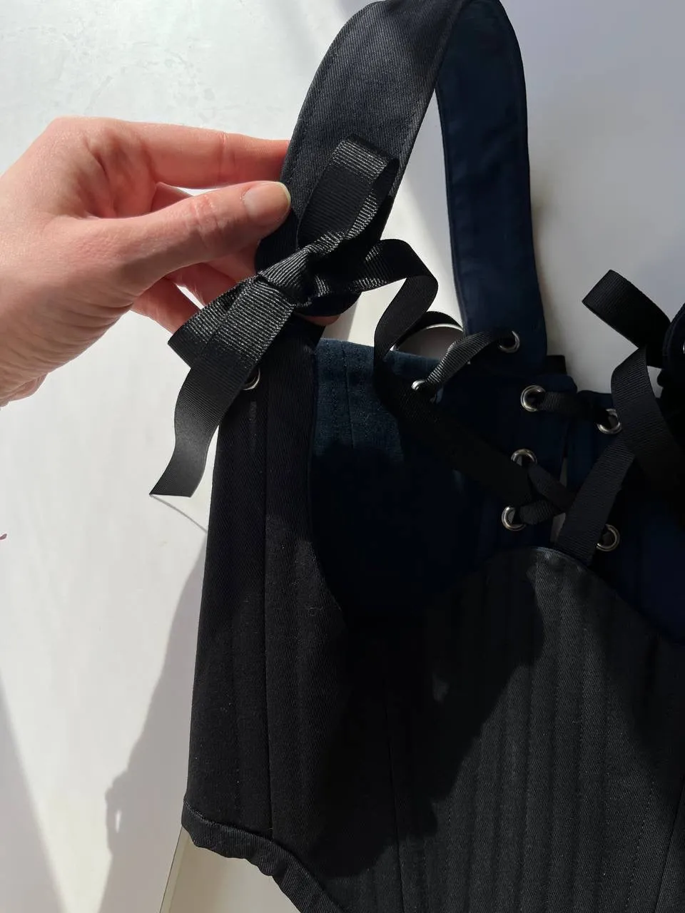 Black underbust corsage 🖤