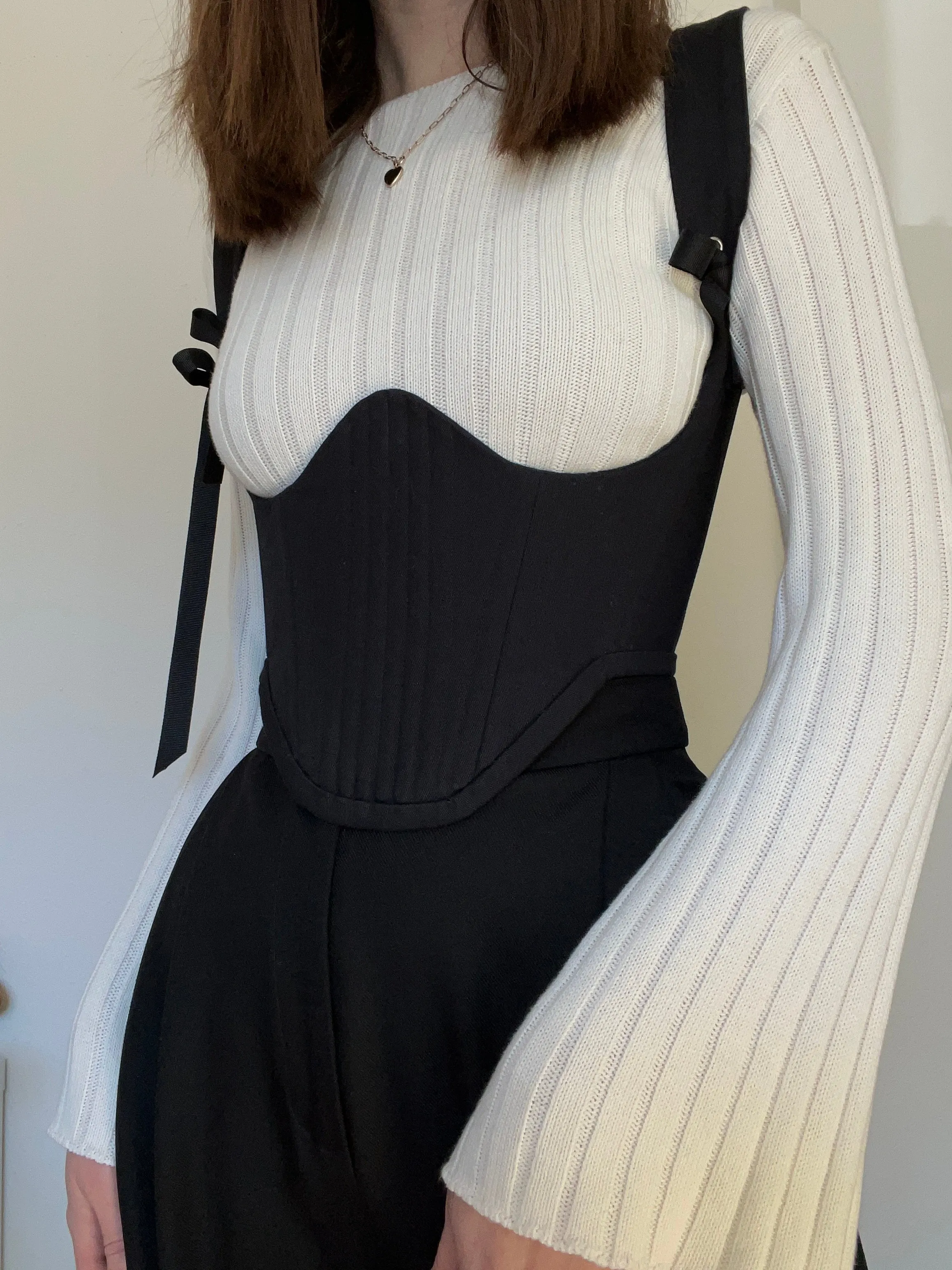 Black underbust corsage 🖤