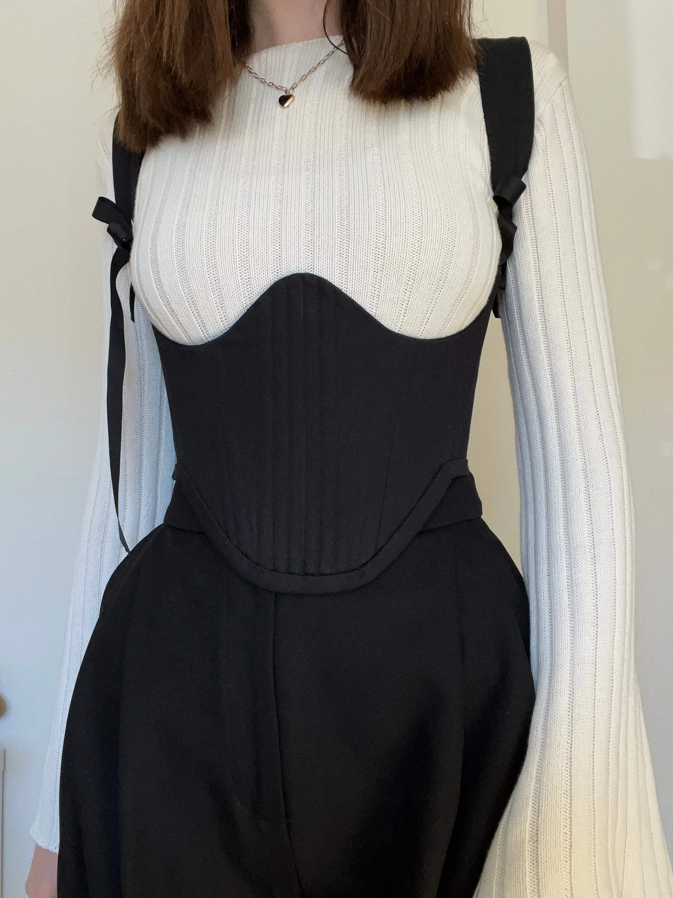Black underbust corsage 🖤