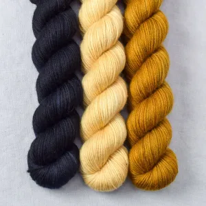 Blackbird, Old Gold, Wheaten - Yowza Mini Trio