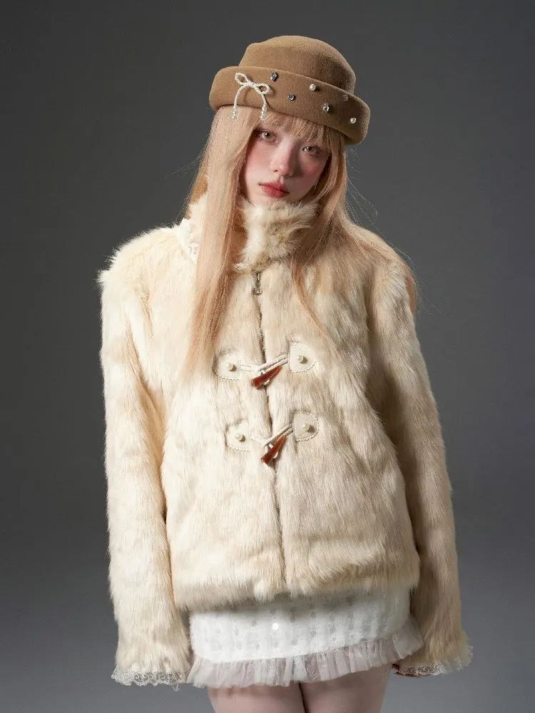 Bow tie pearl Wool Tweed Hat【s0000005329】