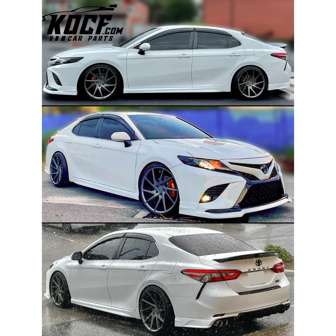 Clip-On Black Trim Window Visor Rain Guard Deflector for 2018-2024 Toyota Camry - VIP Price Free Shipping Item