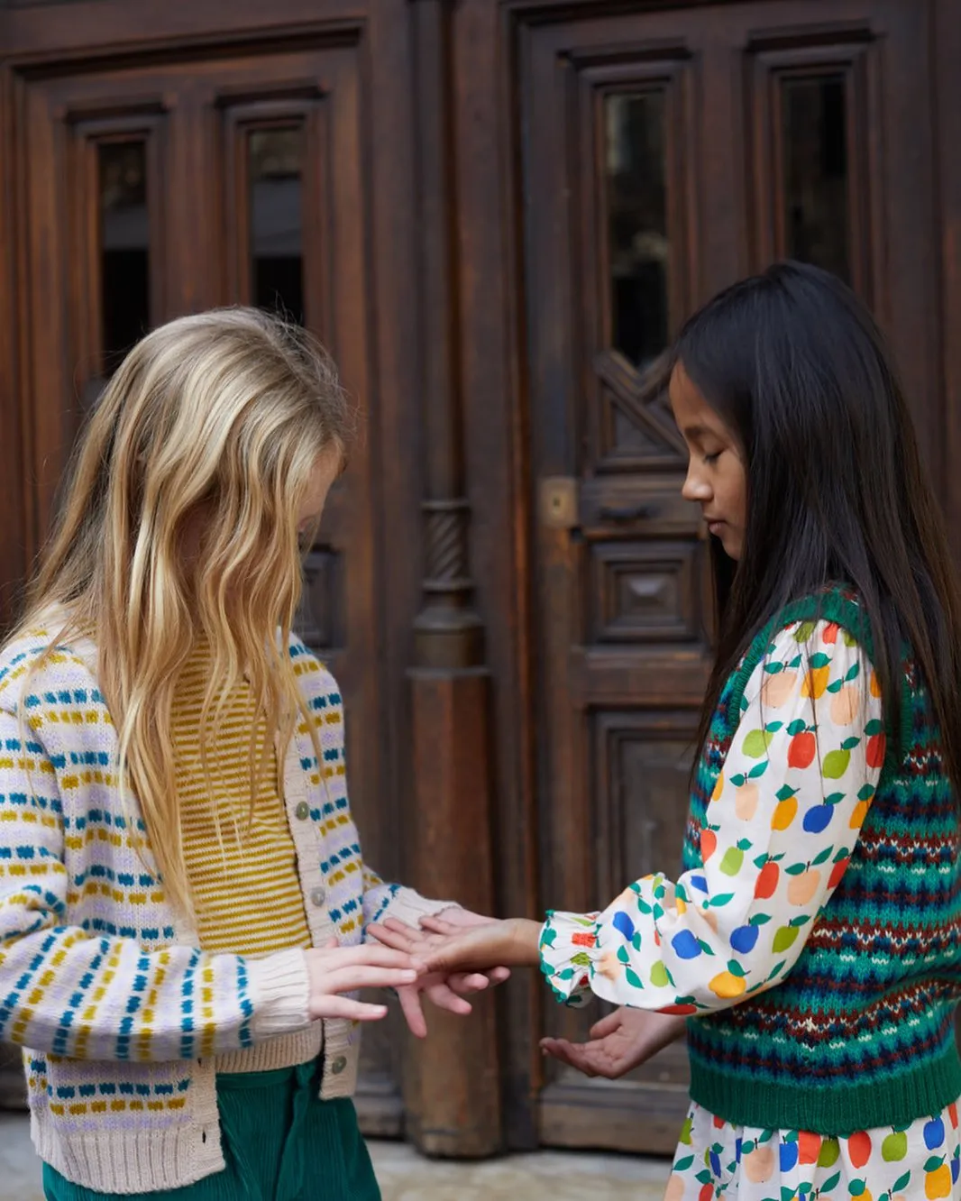 Cléophée Stripes Moss Knit Sweater