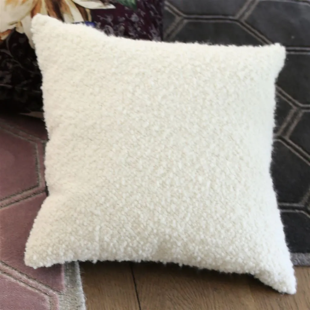 Cormo Chalk Throw Pillow by Designers Guild by Designers Guild