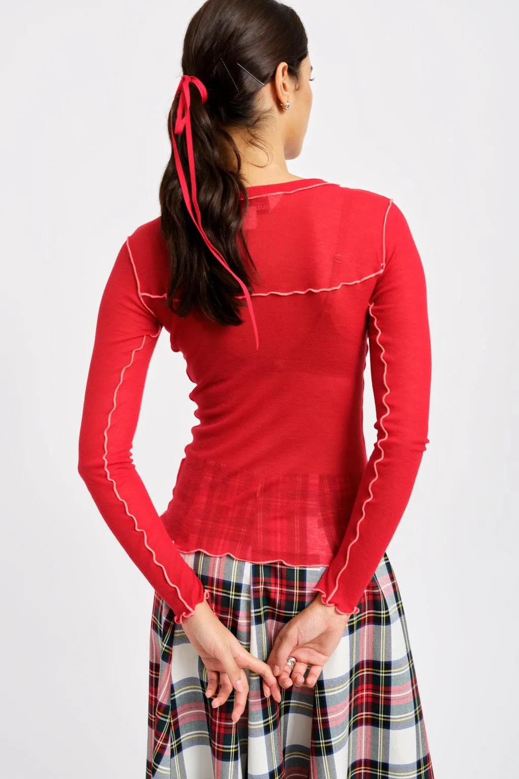 Delia Top Red