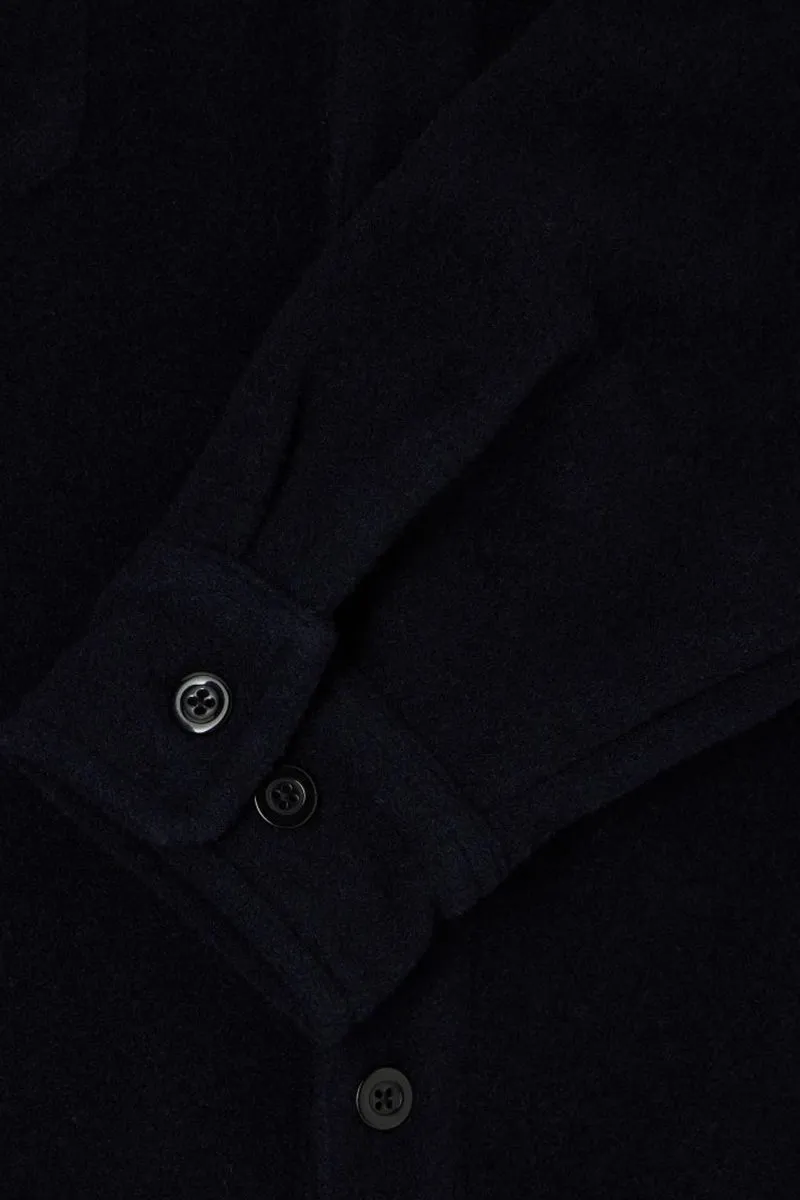 Edwin Jowen Long Sleeve Overshirt (Maritime Blue)