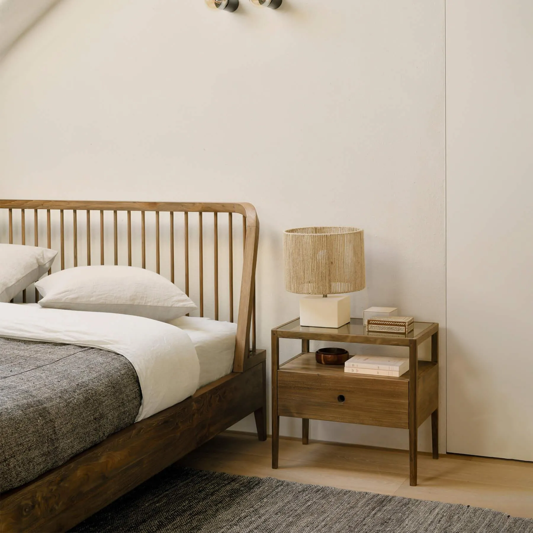 Ethnicraft Spindle Bedside Table