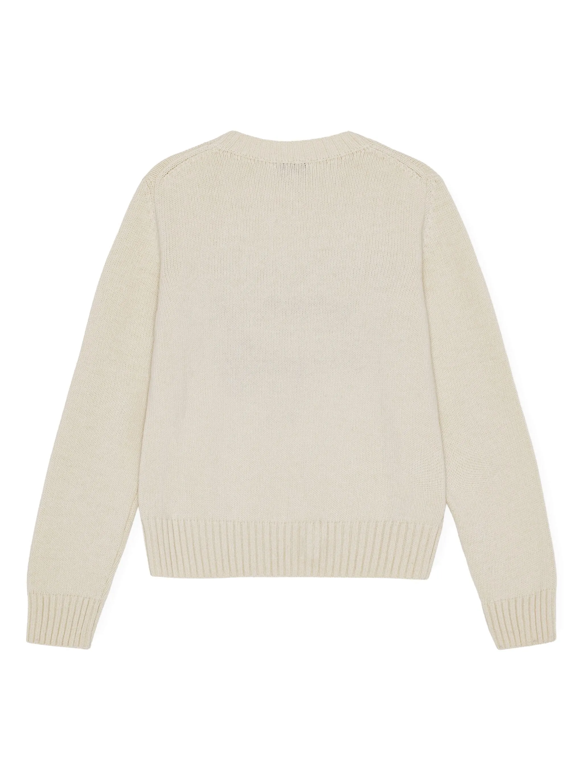 Graphic Soft Wool Mix O-Neck Sweater