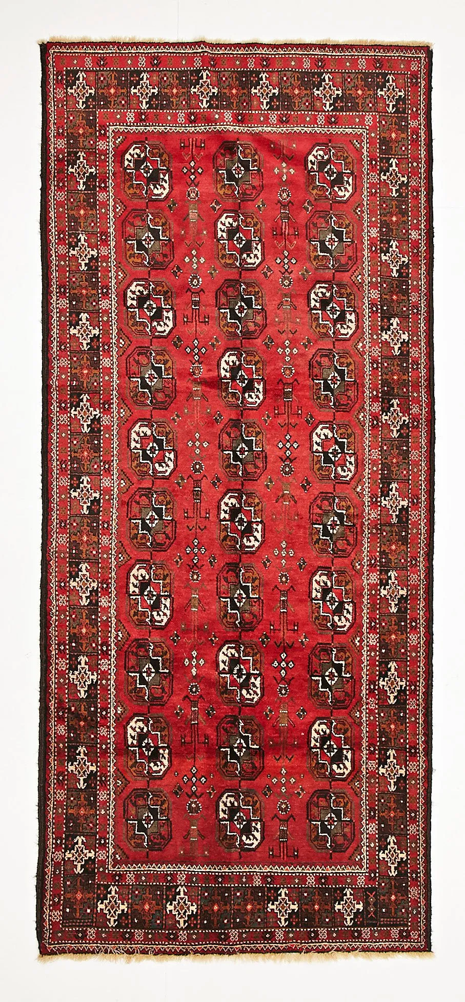 HAND KNOTTED PERSIAN FINE BALUCH RUG 277 X 120 CM