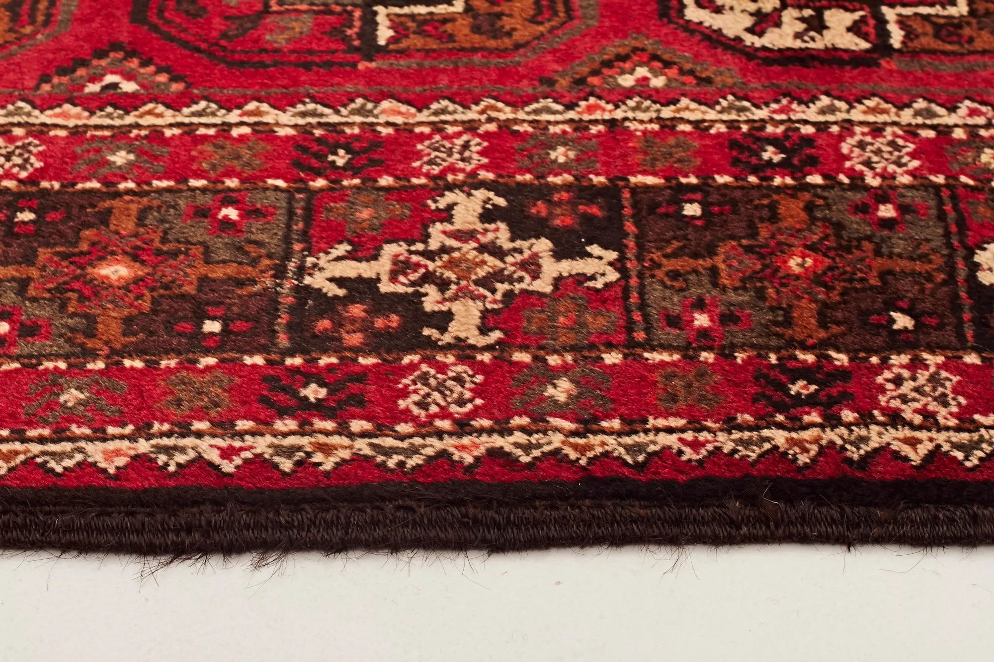 HAND KNOTTED PERSIAN FINE BALUCH RUG 277 X 120 CM
