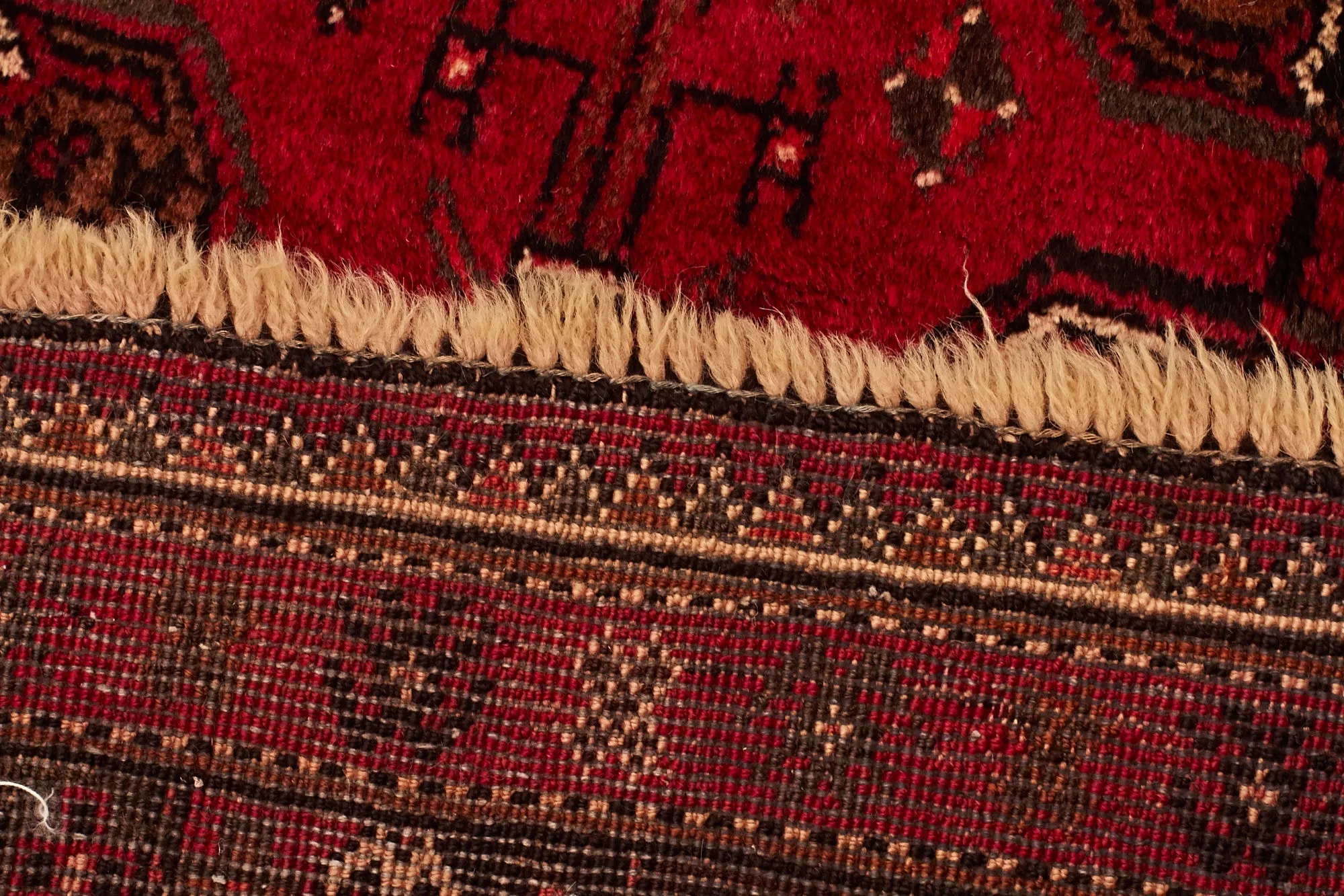 HAND KNOTTED PERSIAN FINE BALUCH RUG 277 X 120 CM