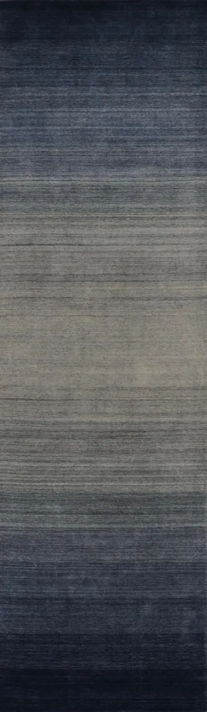 India Hand Loom Wool Blue 3x12