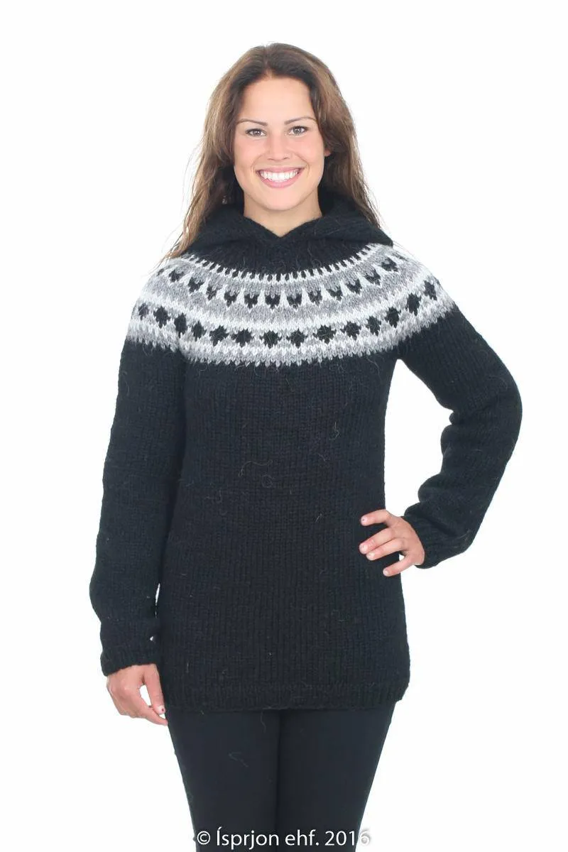 Iðunn - Icelandic Sweater - Black