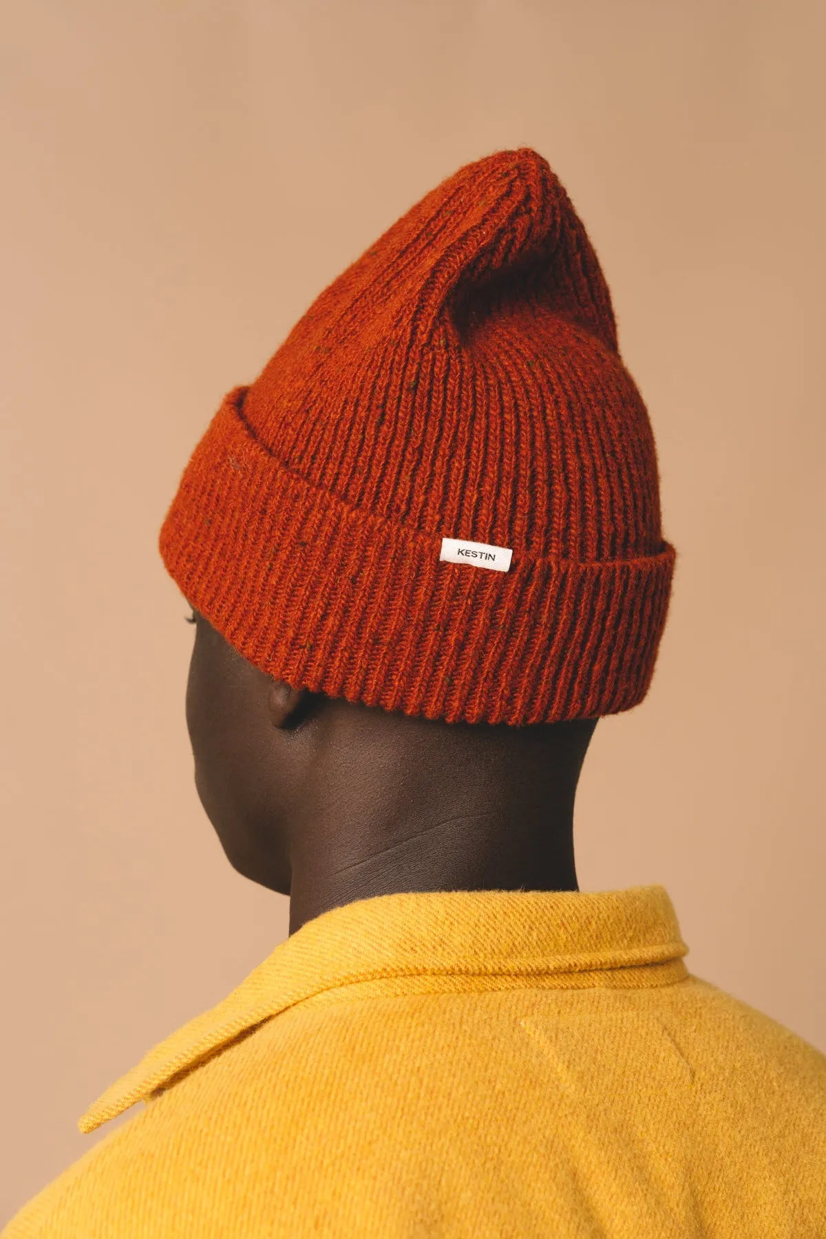 Kilpatrick Beanie in Rust Merino Wool