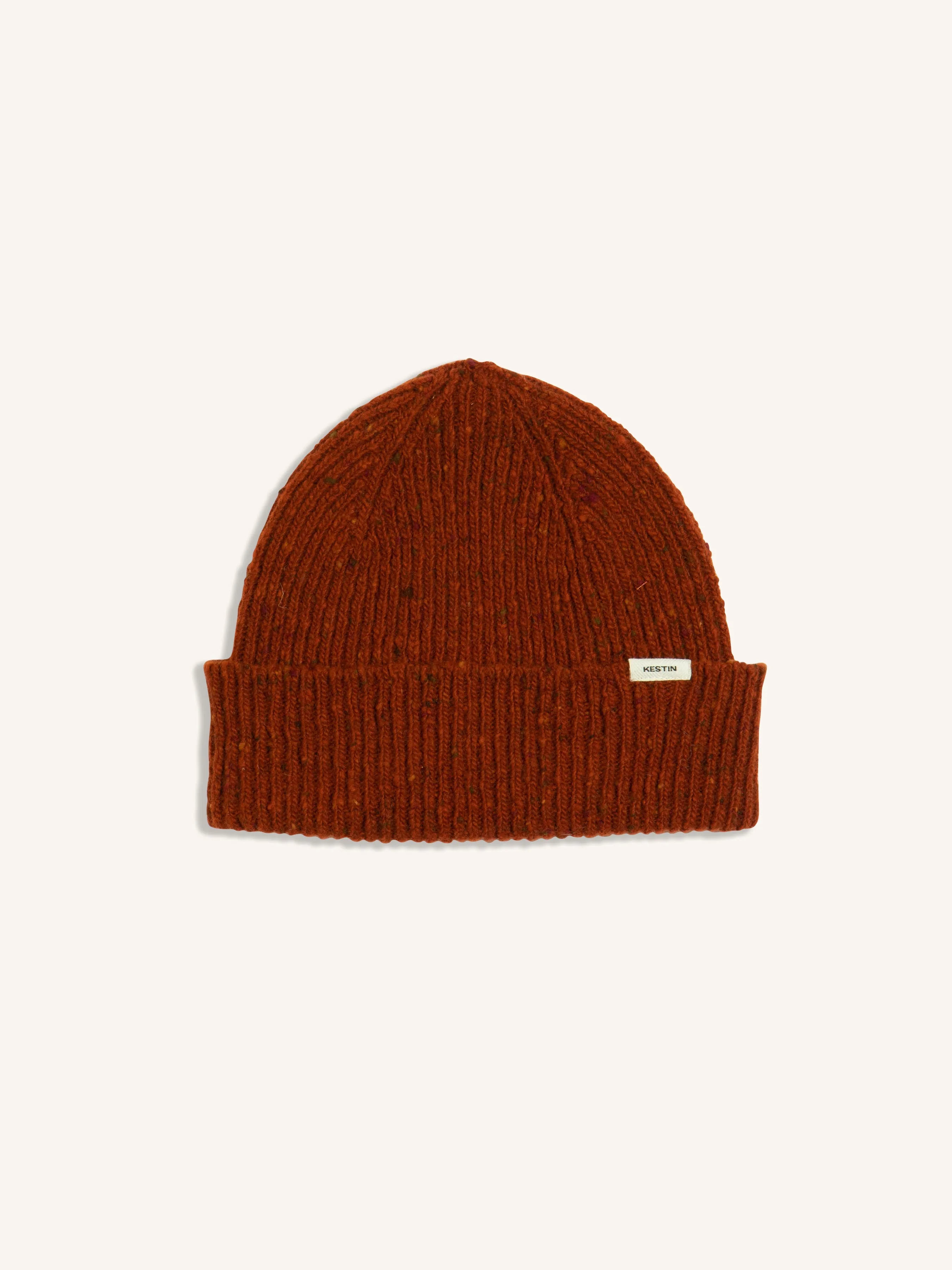 Kilpatrick Beanie in Rust Merino Wool