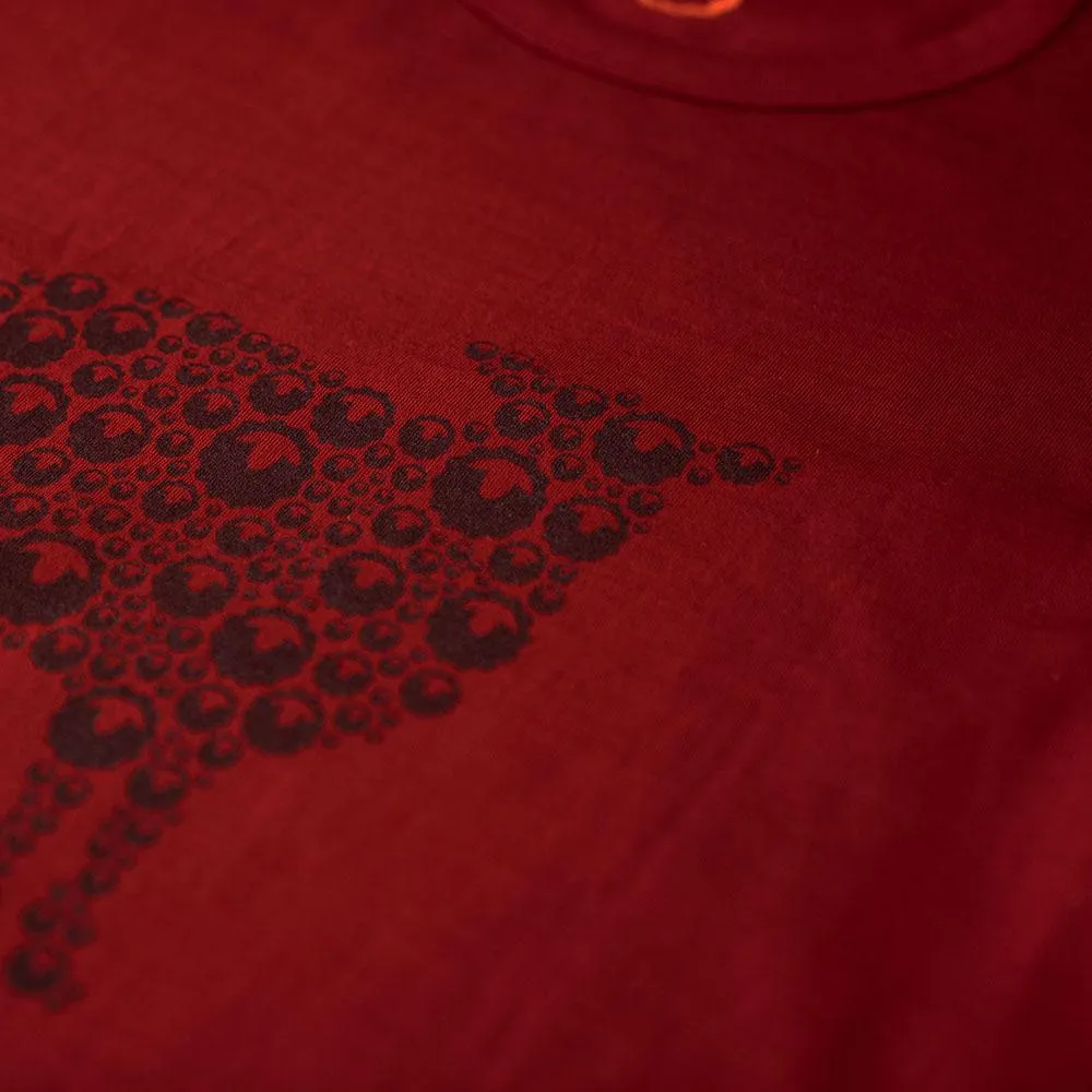 Mens Merino 150 Sheep Tee (Red)