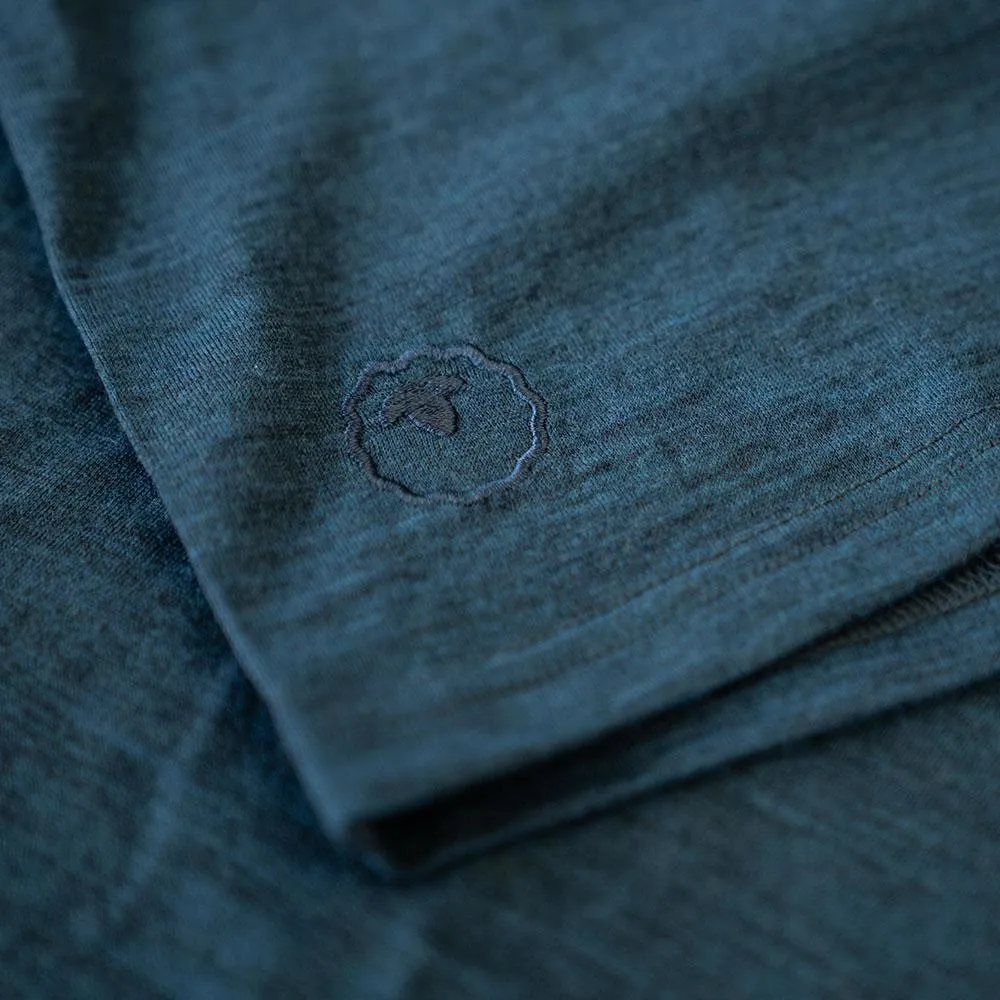 Mens Merino 150 V-Neck Tee (Petrol)