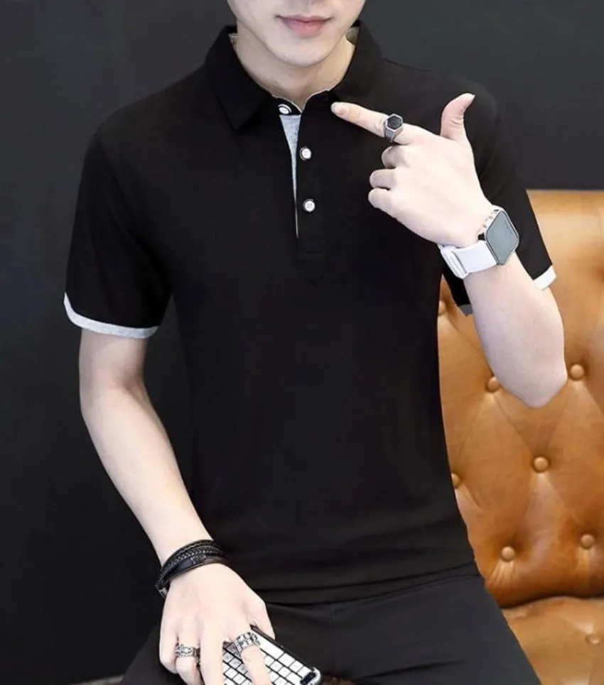 Mens Slim Fit Short Sleeve Polo Shirt