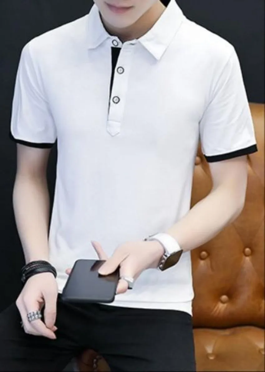 Mens Slim Fit Short Sleeve Polo Shirt