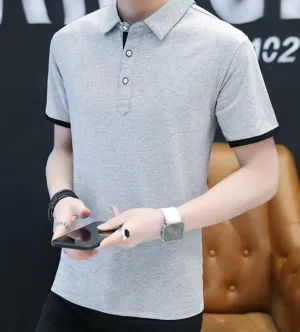 Mens Slim Fit Short Sleeve Polo Shirt