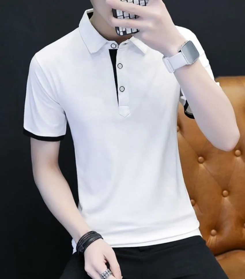 Mens Slim Fit Short Sleeve Polo Shirt