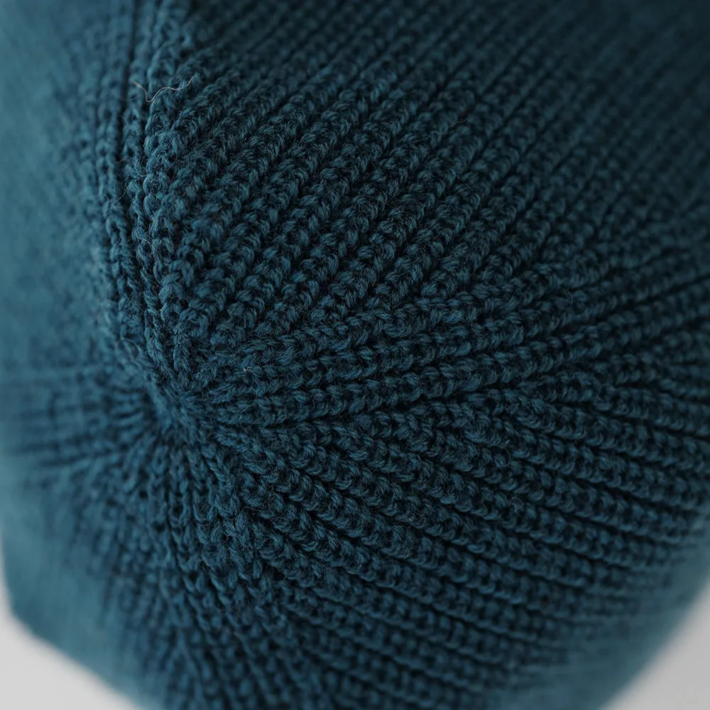 Merino Fisherman Beanie (Petrol)