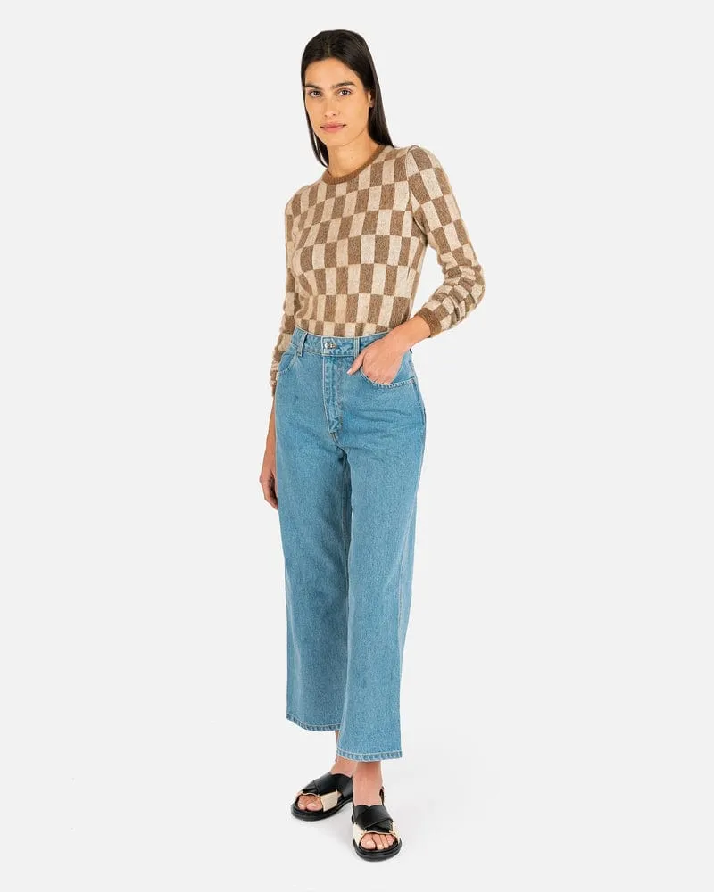 Nanushka- Feline Checked Sweater