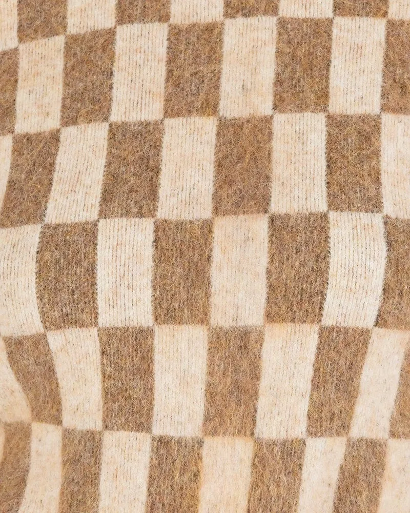 Nanushka- Feline Checked Sweater