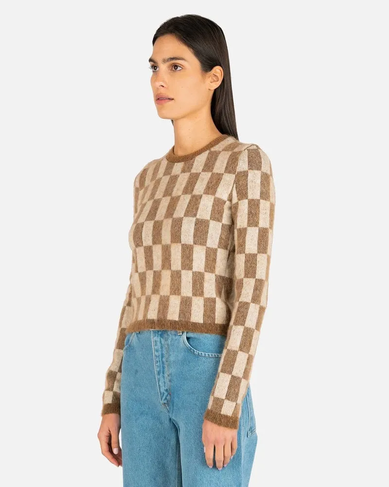 Nanushka- Feline Checked Sweater