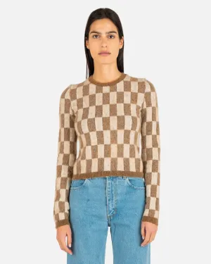 Nanushka- Feline Checked Sweater