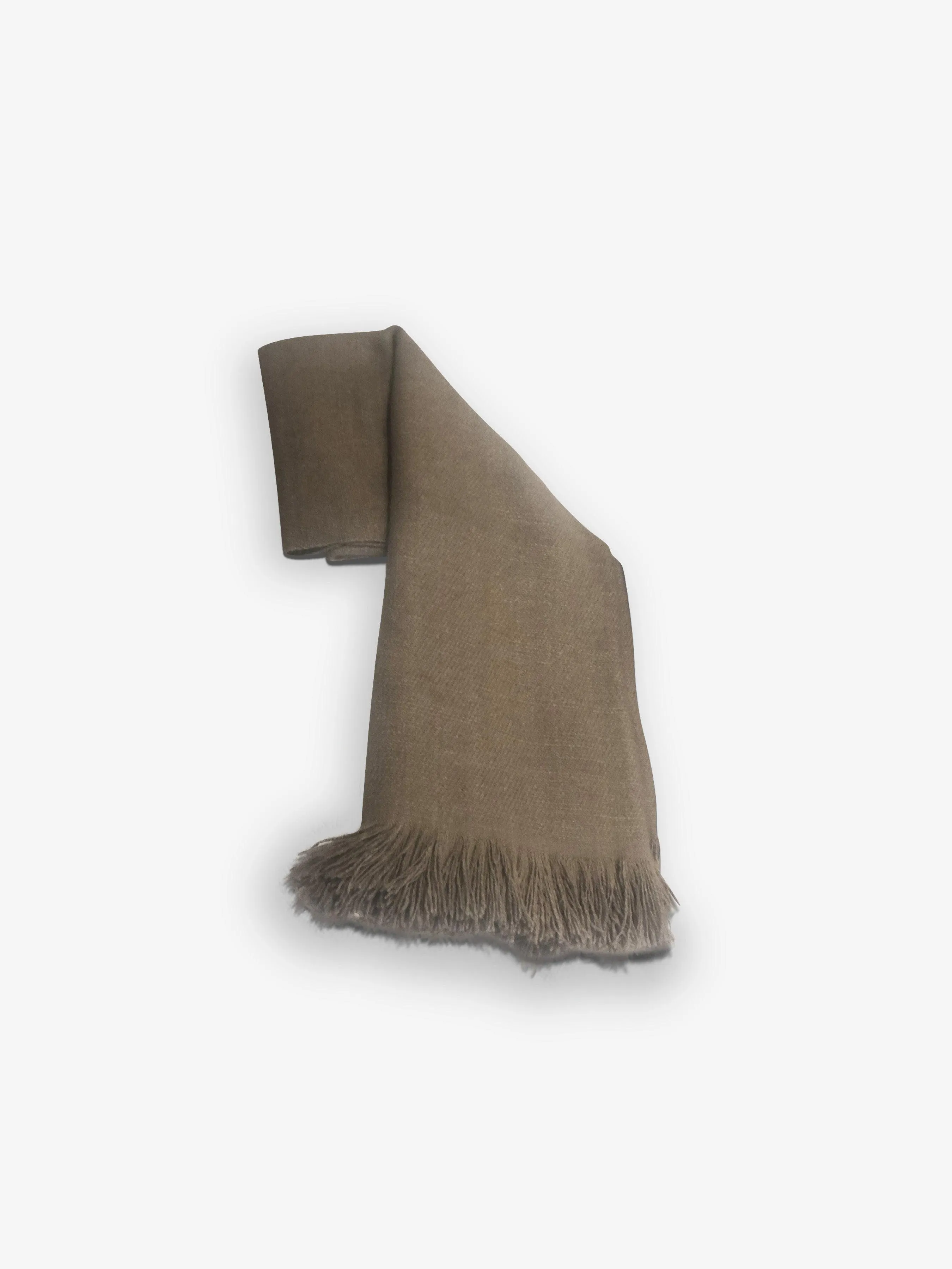 Natural Handspun Blanket in 100% Cashmere by Denis Colomb