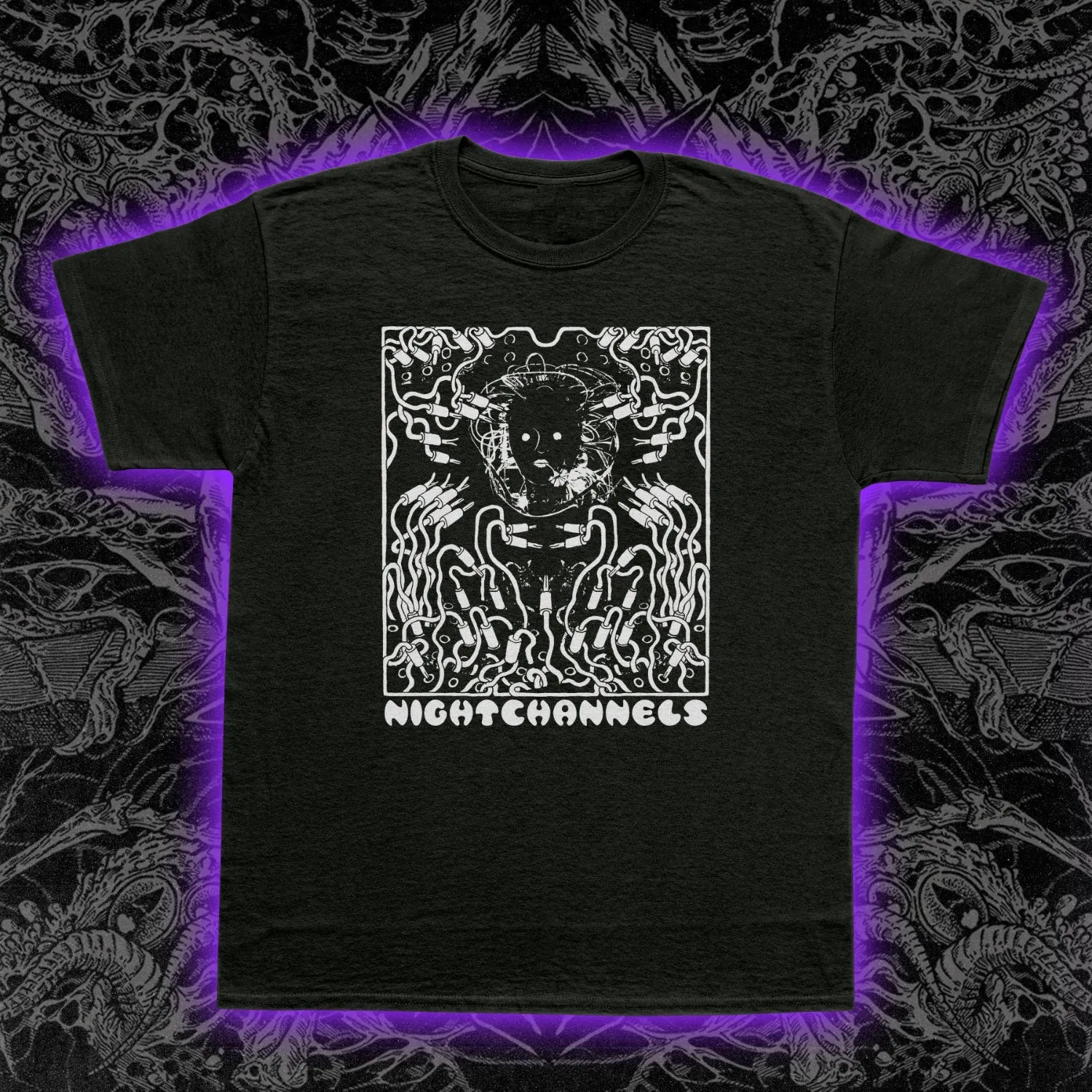 Night Channels Wire Altar Slim Fit Tee