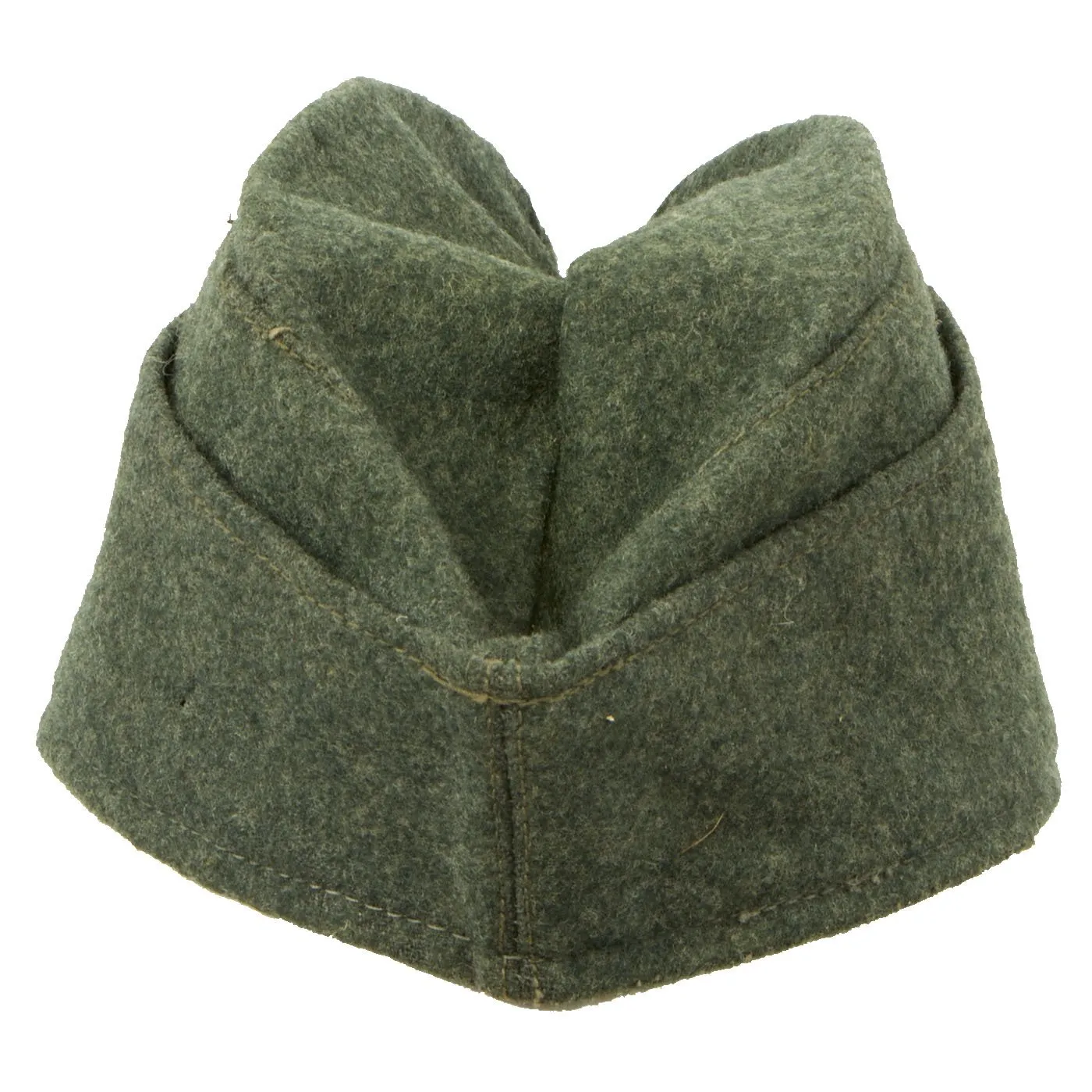 Original German WWII 1943 dated Heer Army EM-NCO M38 Overseas Cap by Clemens Wagner - Schiffchen
