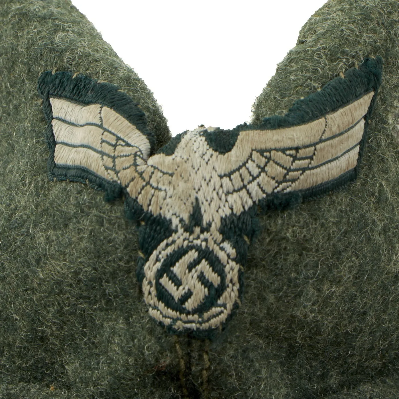 Original German WWII 1943 dated Heer Army EM-NCO M38 Overseas Cap by Clemens Wagner - Schiffchen