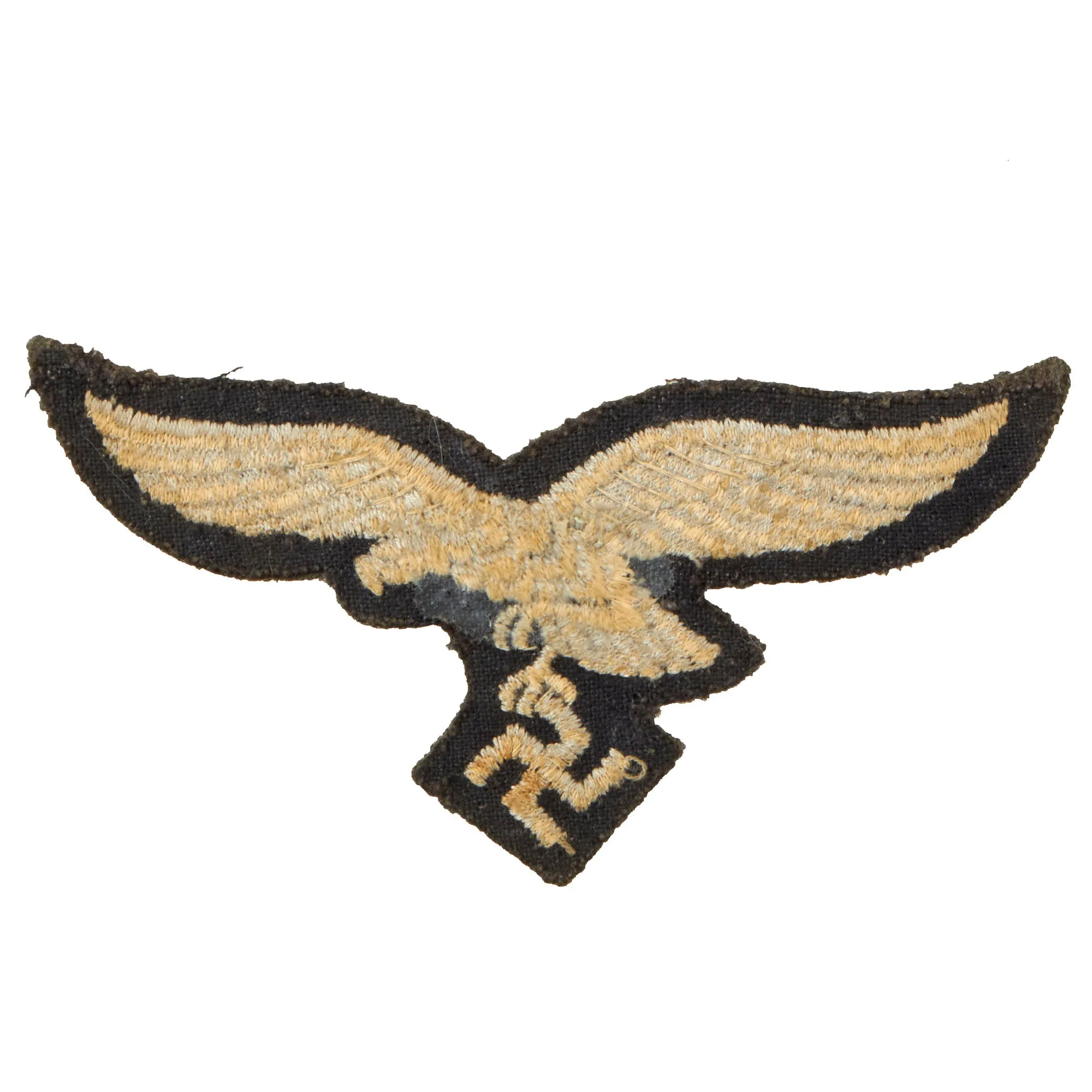 Original German WWII Luftwaffe Machine Embroidered Breast Eagle