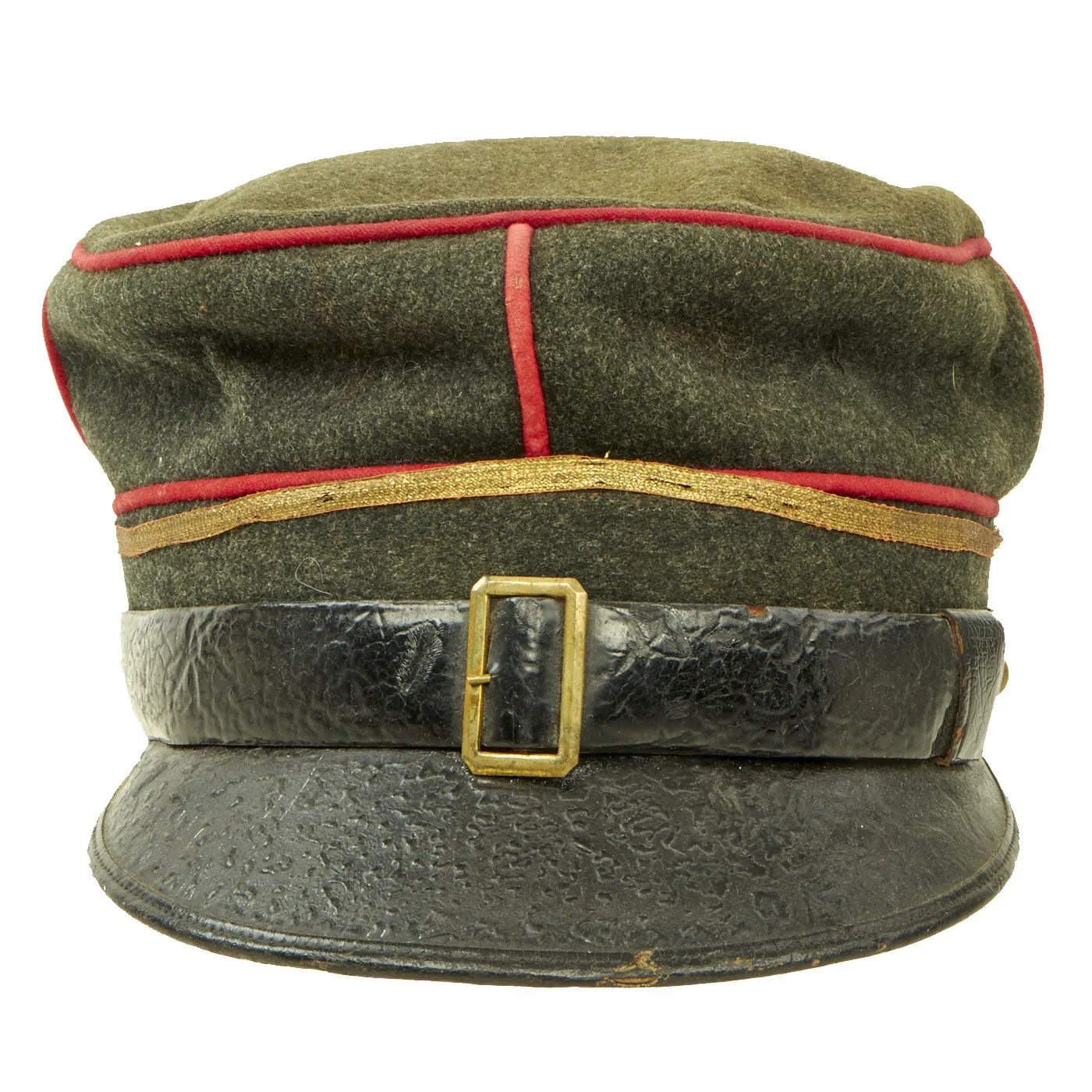 Original Swiss WWI Artillery Kepi Visor Hat