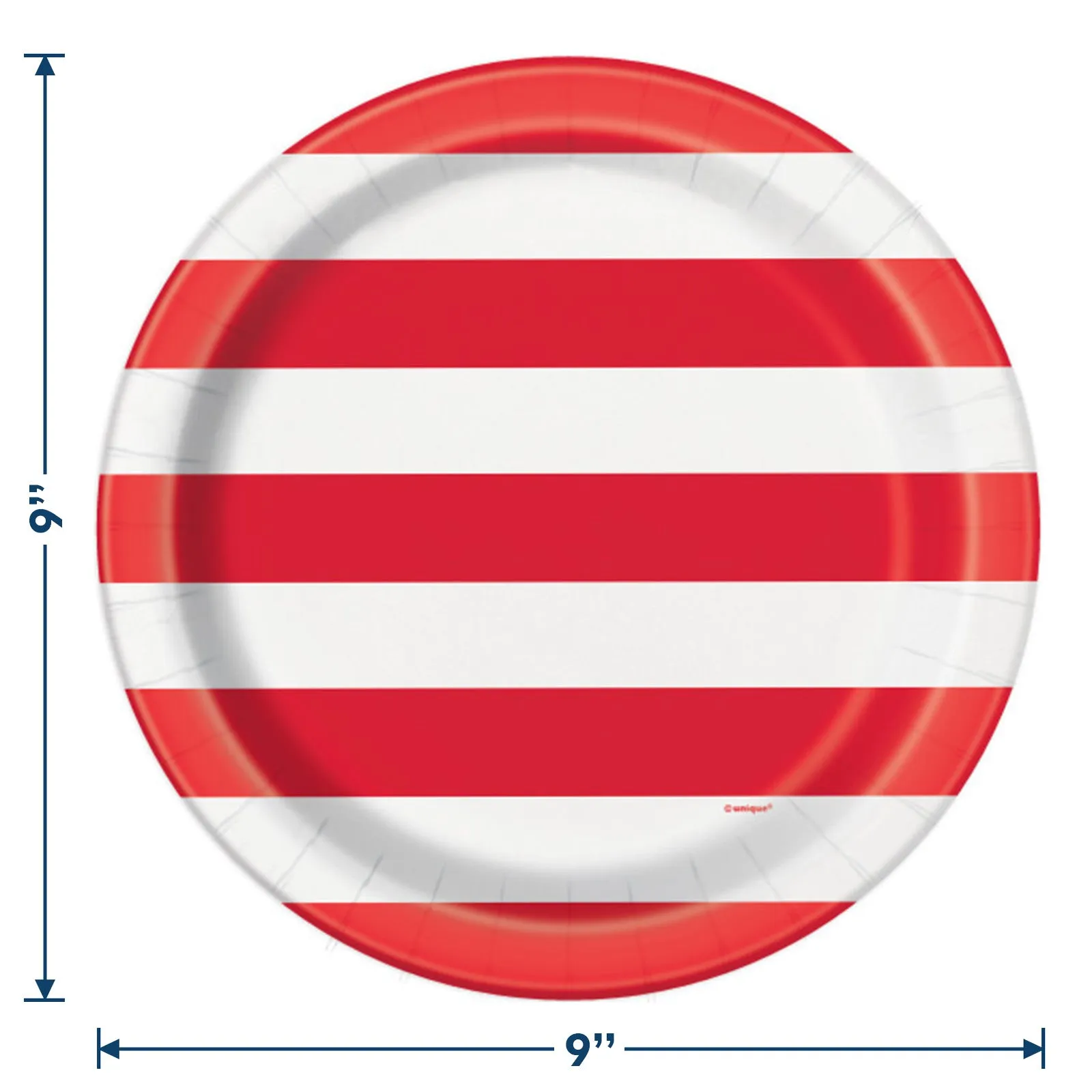 Patriotic Party American Stars & Stripes Paper Dinner Plates and Lunch Napkins (Serves 16)