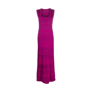 Pre Order:  Chevron Square Collar Sleeveless Dress