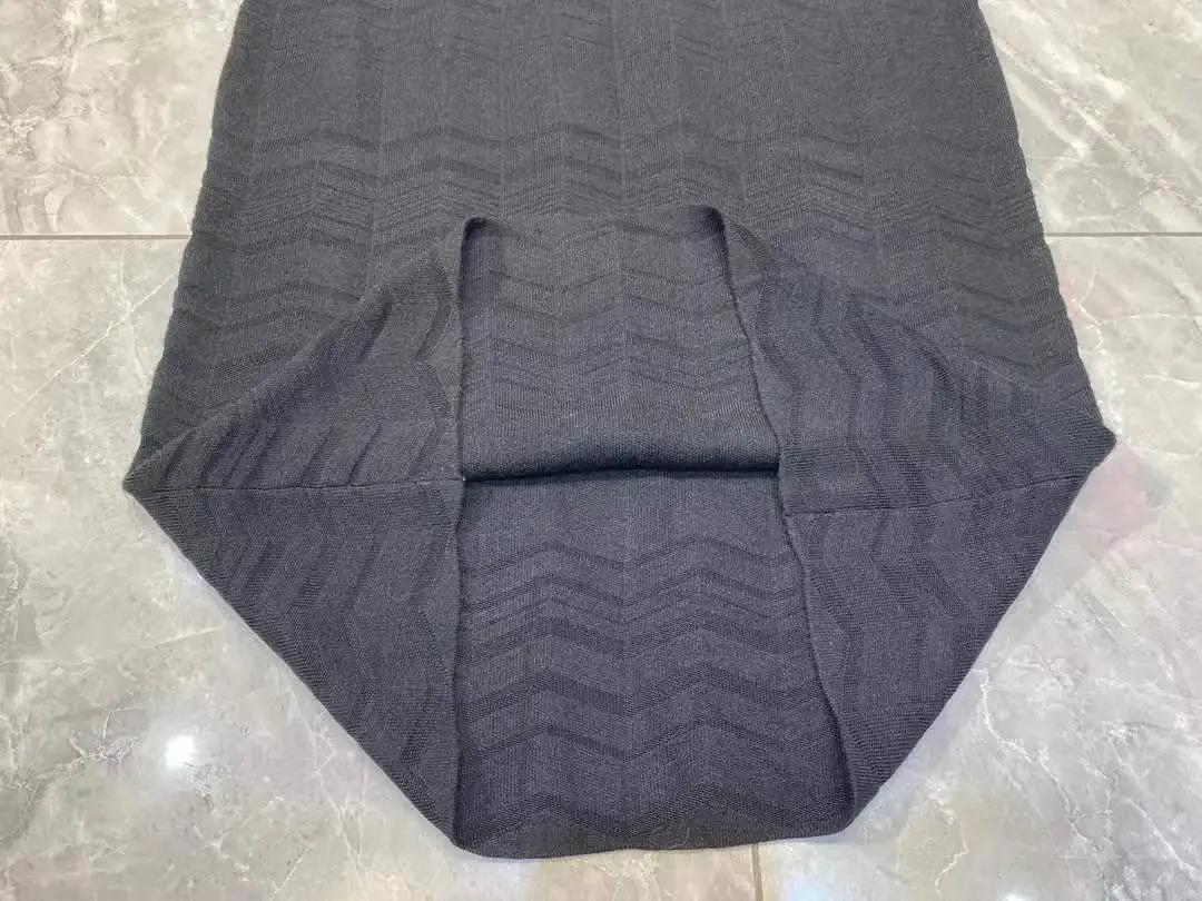 Pre Order:  Chevron Square Collar Sleeveless Dress