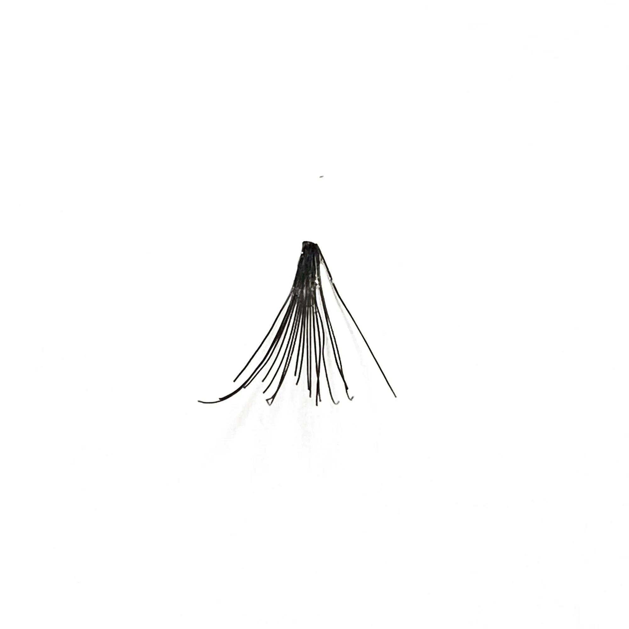 Professional Individual Super Ultra Thick Lashes, 10 Ply Flare Black, Knot Free & Medium For Extreme Volume (BF1008-Medium)