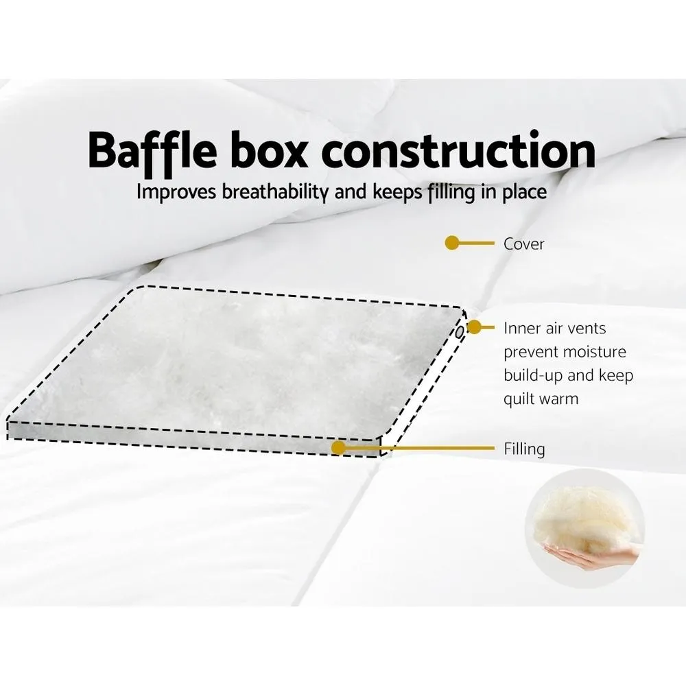 Queen Size Merino Wool Duvet Quilt