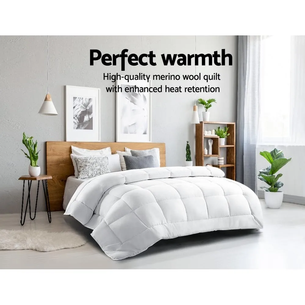 Queen Size Merino Wool Duvet Quilt