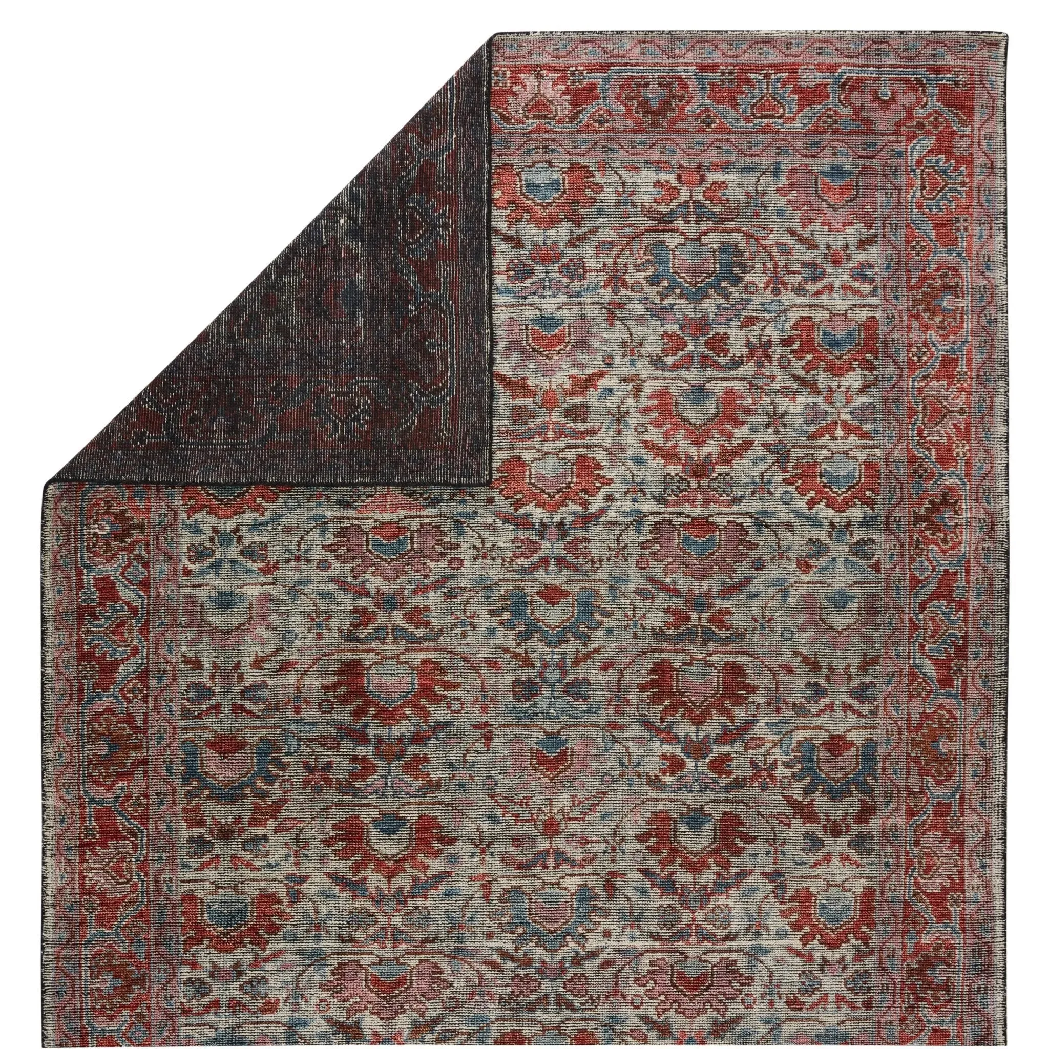 Rhapsody RHA09 Red/Blue Rug