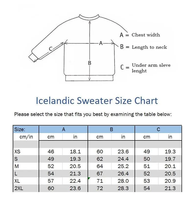 Seifur - Icelandic Sweater - Ash/Blue