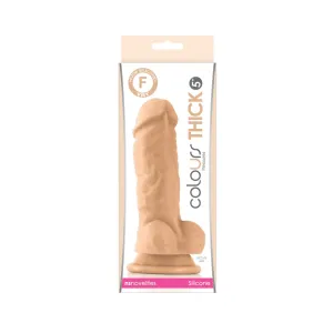Silicone Pleasure Colours Thick Dildo