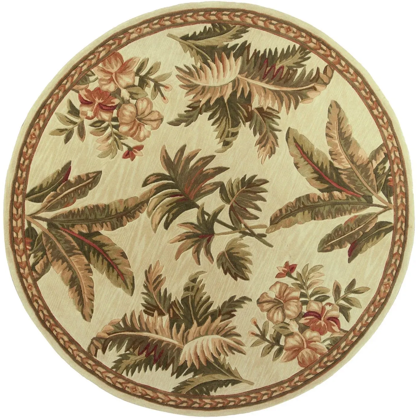 Sparta 3133 Tropical Oasis Ivory Rug