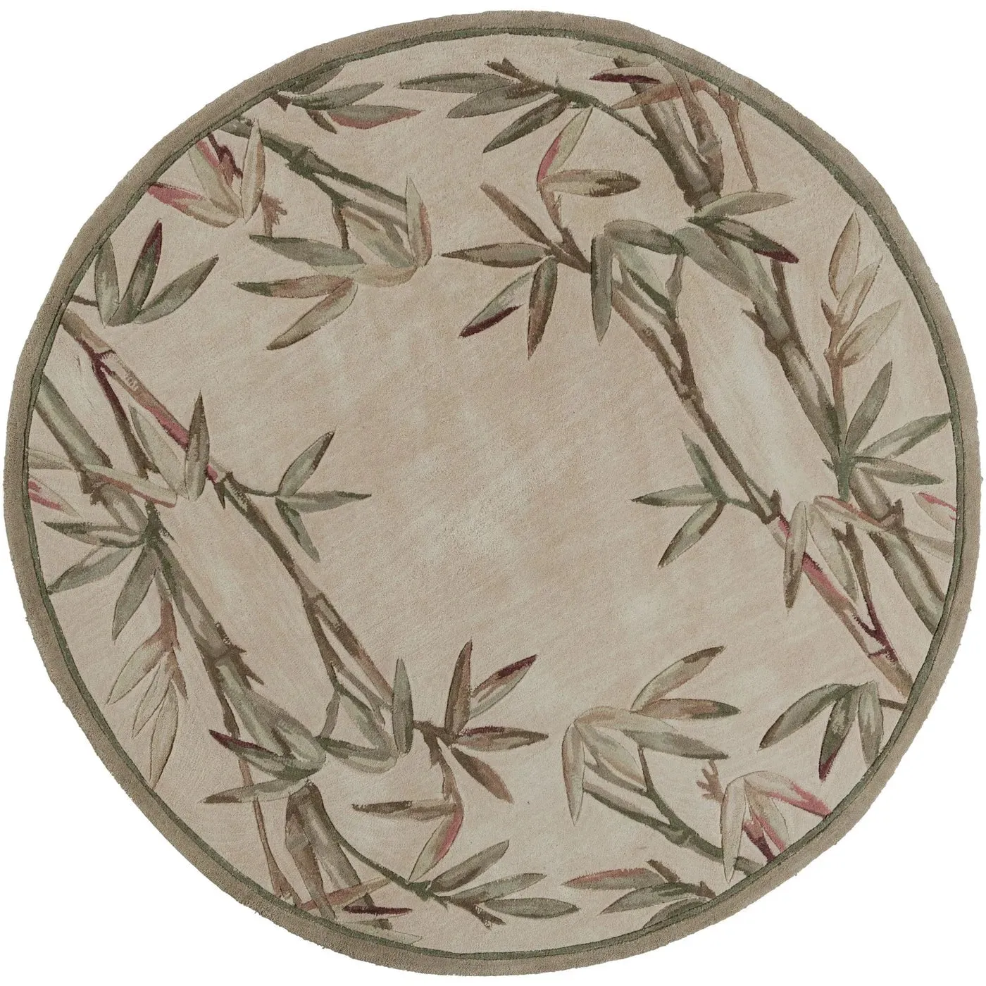 Sparta 3146 Bamboo Border Ivory Rug
