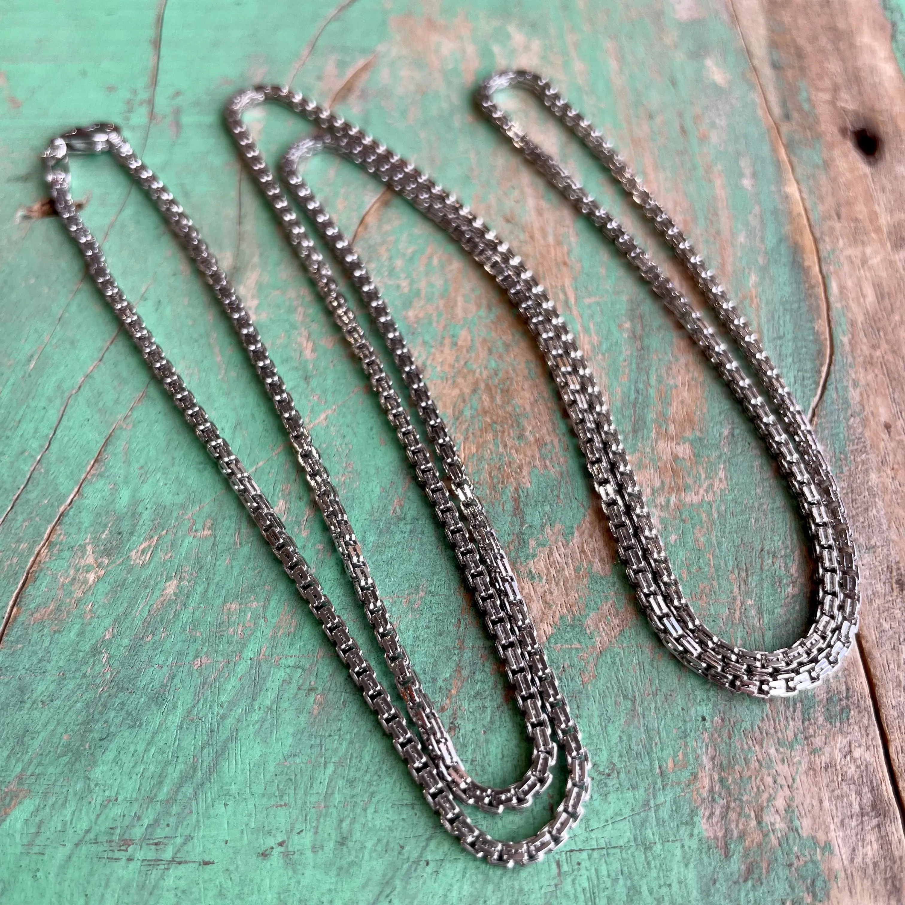 Sterling Silver 30” Thick Chain